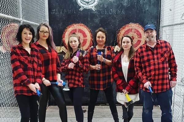 Kelowna E-Bike & Axe Throwing Experience Gift